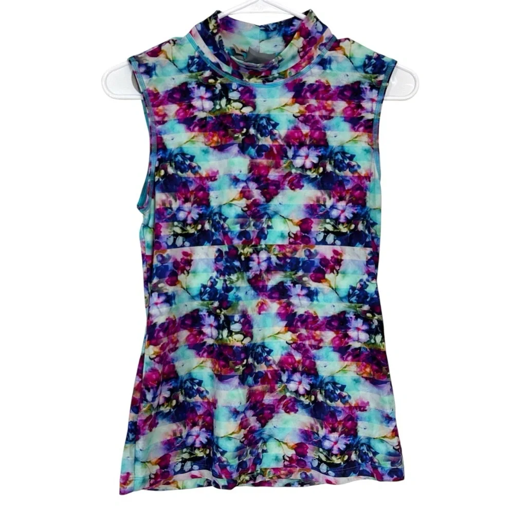 Athleta Floral Fade Rashguard